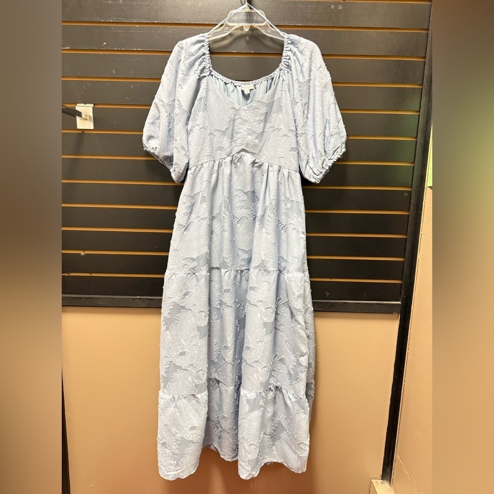 Baltic Born Light Blue Maxi Dress L Like New